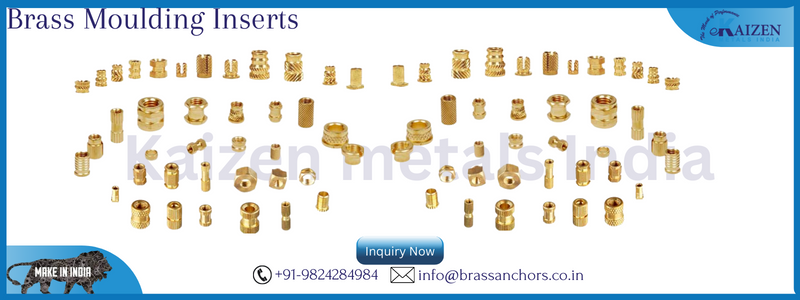 Brass Moulding Inserts | Brass Molding Inserts in India