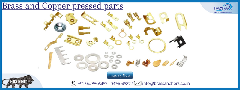 Brass pressed parts Components